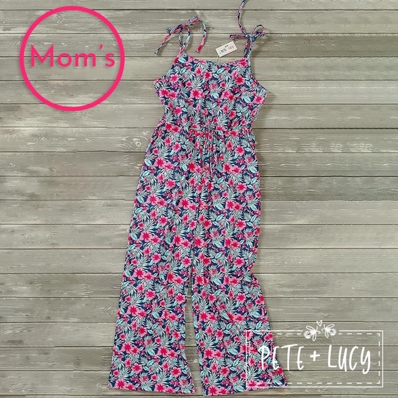 Pants - Pete & Lucy Tropical Paradise Mom Jumpsuit